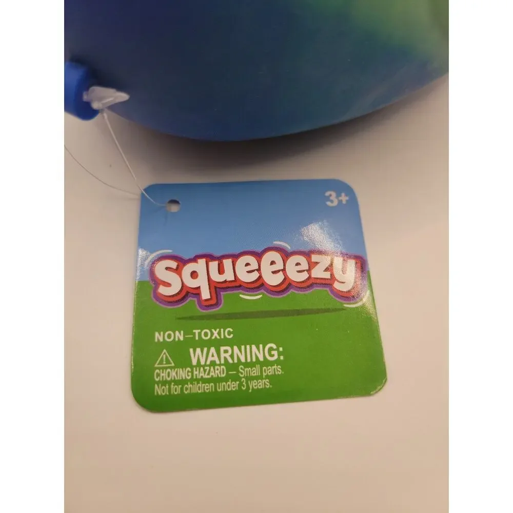 Squeeezy Jumbo Squeezy Duck Tie-Dye Pink Squishy Stress Relief Toy New With Tags